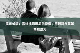 深圳侦探：怎样挽回属龙的爱情：用智慧与真诚重燃爱火